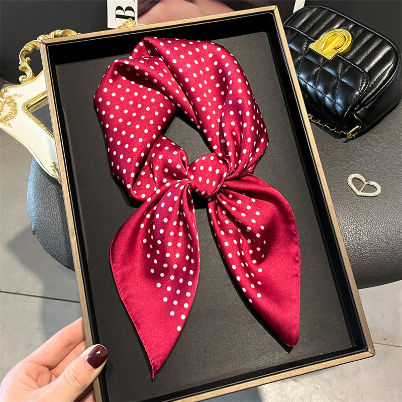 Women Fashion Necktie - Bufandas estampadas de lujo para mujer,