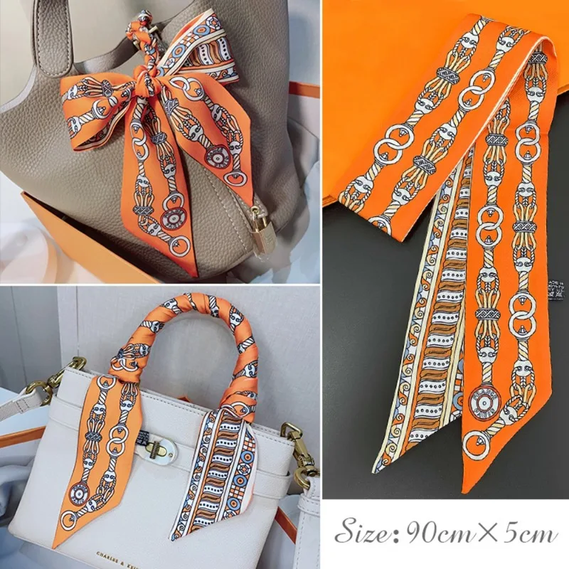Women Fashion Necktie - Bufanda de seda ajustada a la