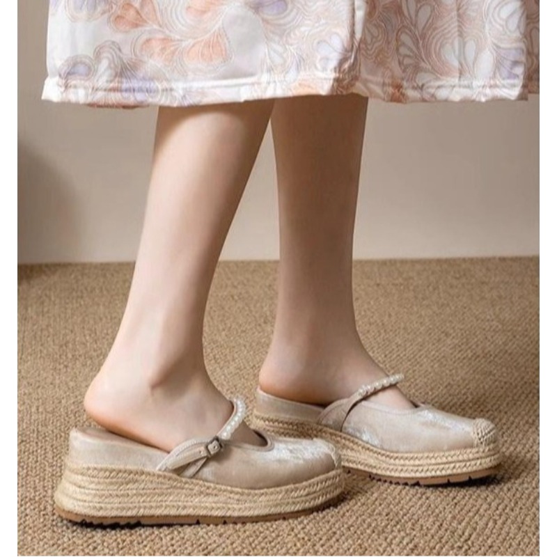 Sandalias de Tacón Alto con Pe - Women'S Fashion Korea reseña y precio