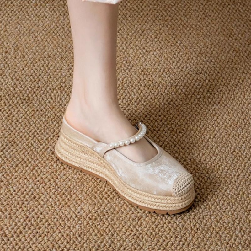 Sandalias de Tacón Alto con Pe - Women'S Fashion Korea reseña y precio