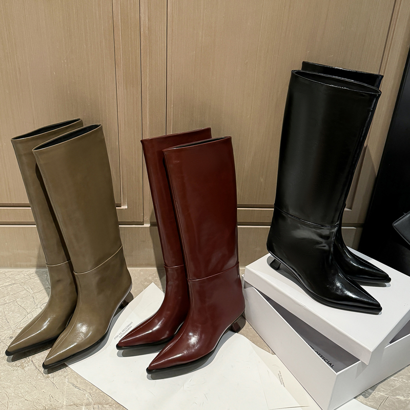 QUTAA, novedad de moda, botas  - Women'S Fashion Knee High Boots reseña y precio