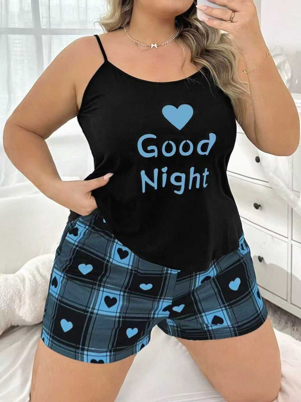 Pijama de dos piezas para muje - Lace Trim Cami reseña y precio