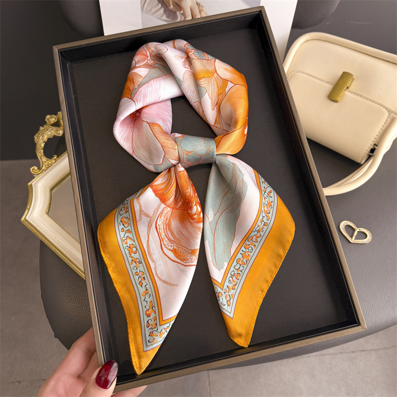 Pañuelos cuadrados de seda Hij - Women Fashion Necktie reseña y precio