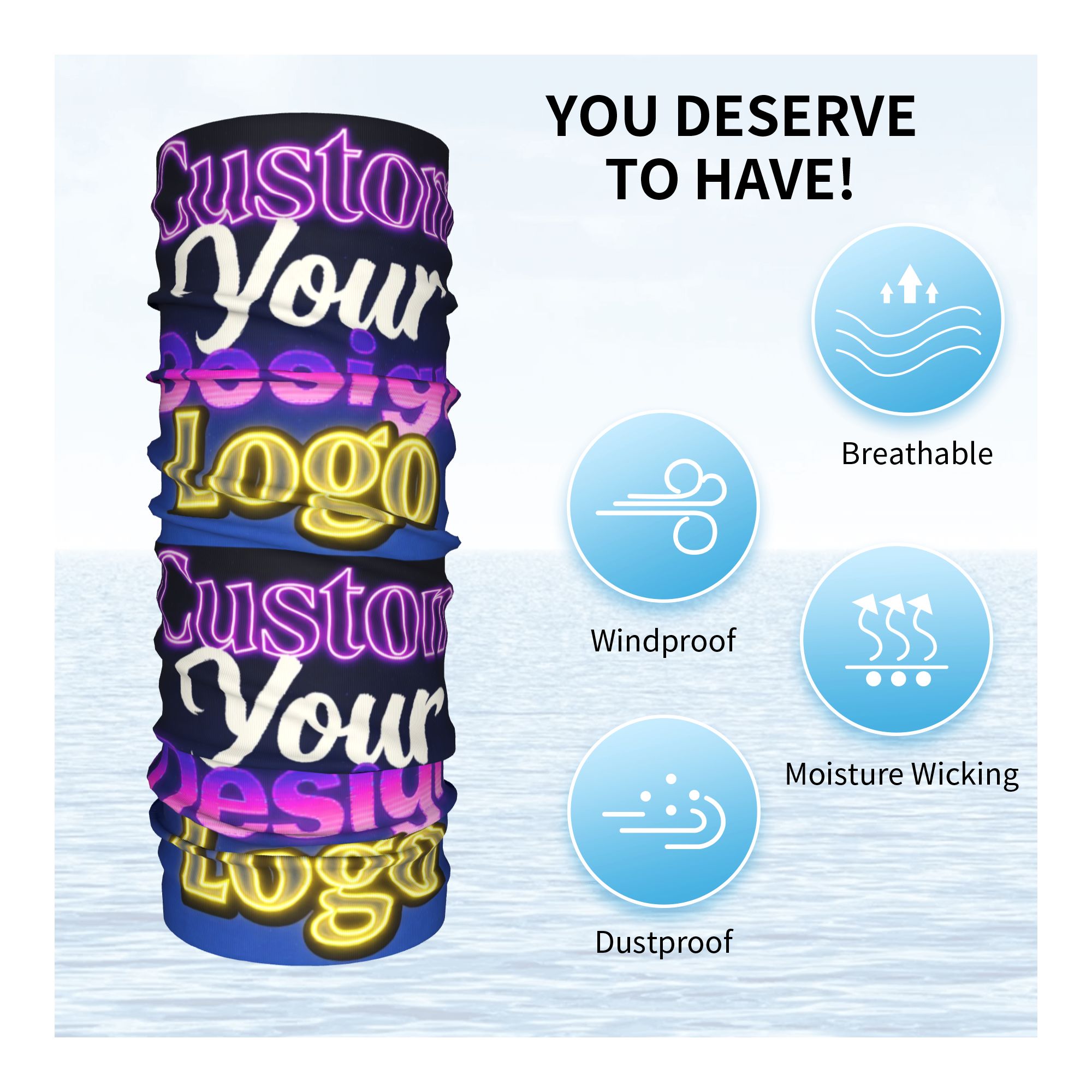 Pañuelo Tubular Personalizado  - Women Fashion Names reseña y precio