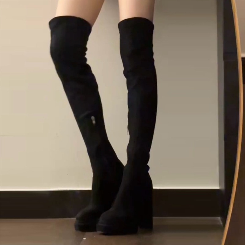 Botas Altas hasta el Muslo par - Women'S Fashion Knee High Boots reseña y precio