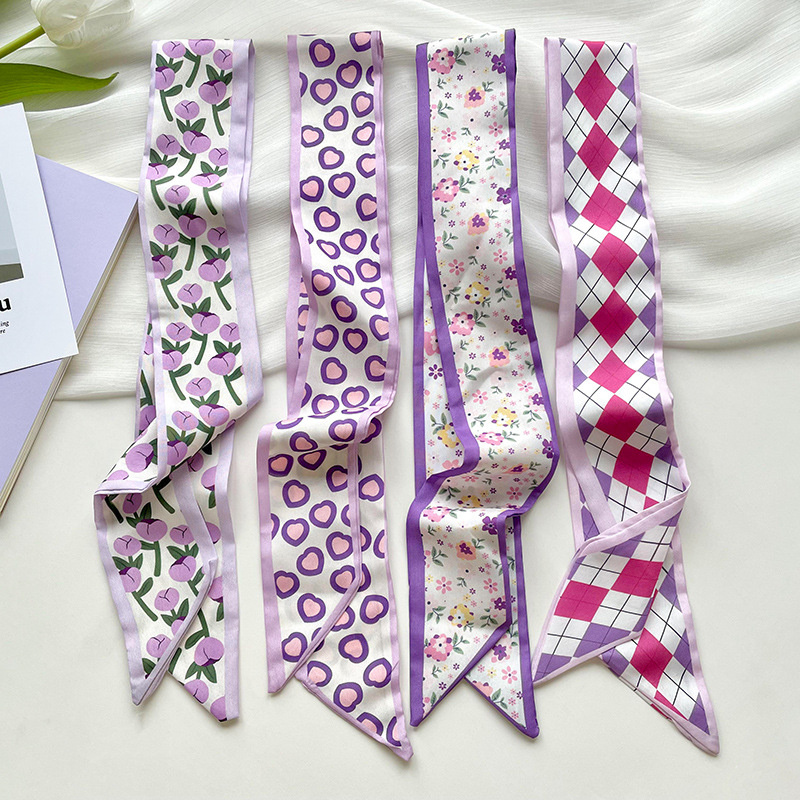 Nueva bufanda de seda corta y  - Women Fashion Necktie reseña y precio