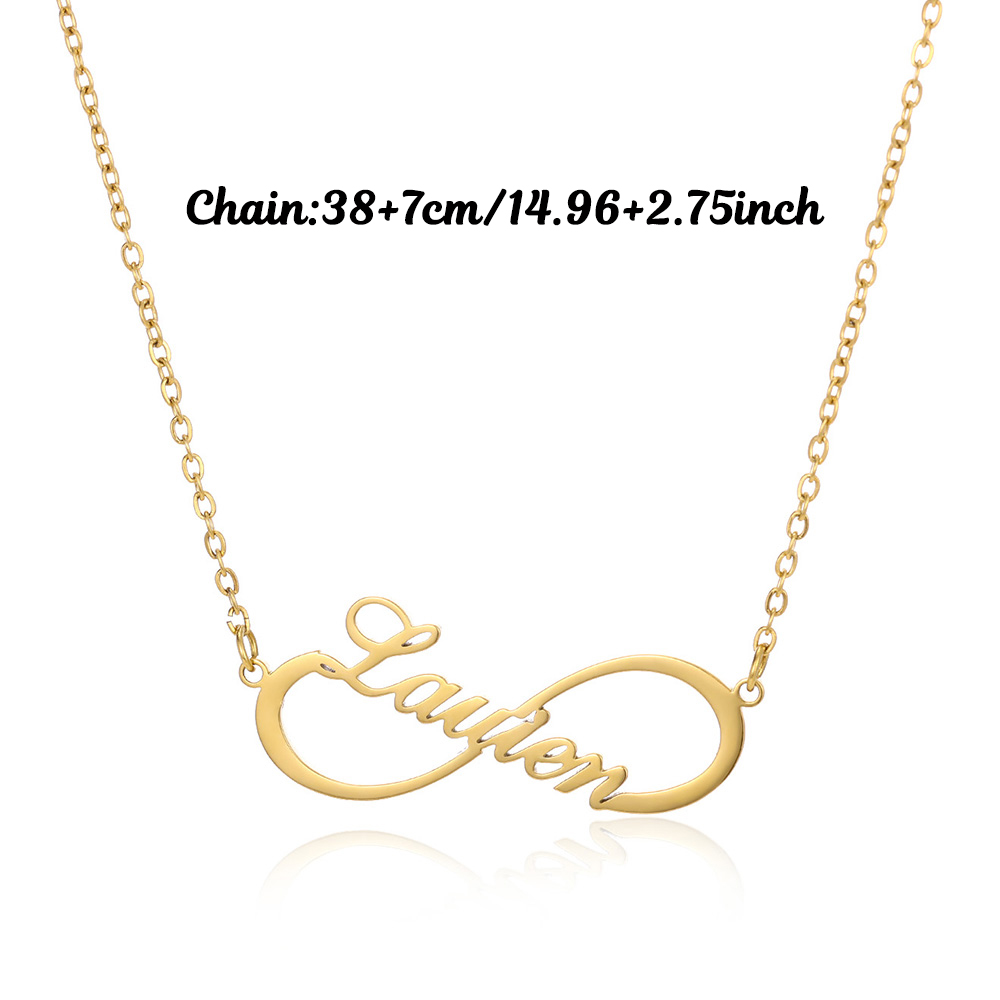 Collares Infinitos Personaliza - Women Fashion Names reseña y precio