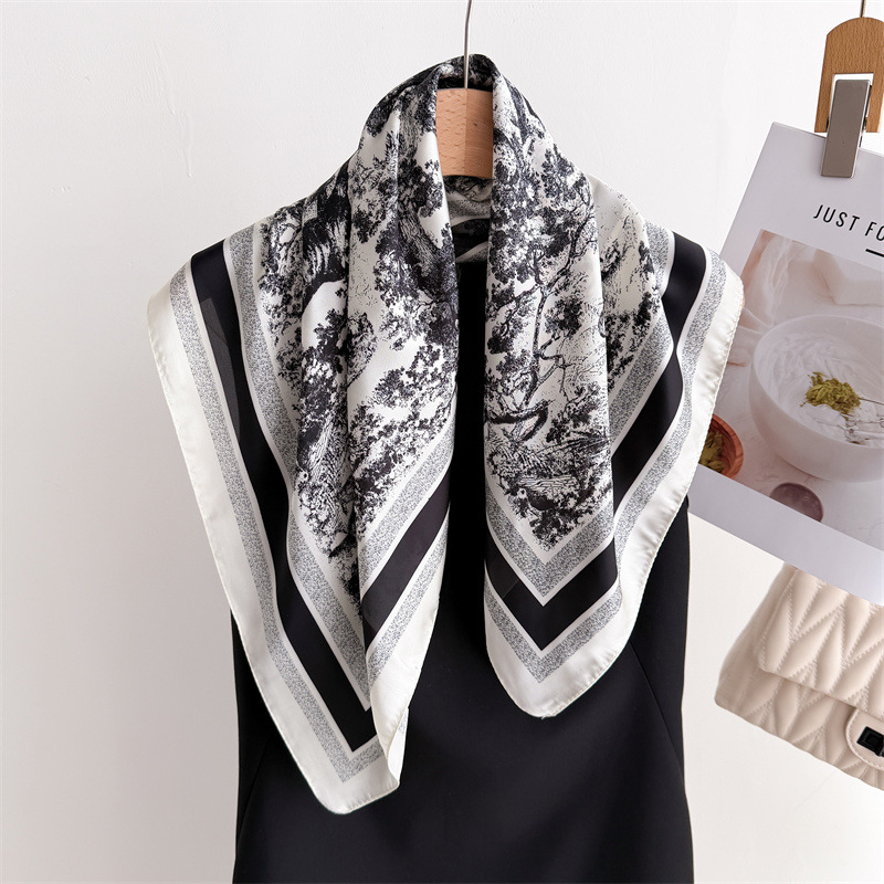 Bufandas con estampado de jung - Women Fashion Necktie reseña y precio