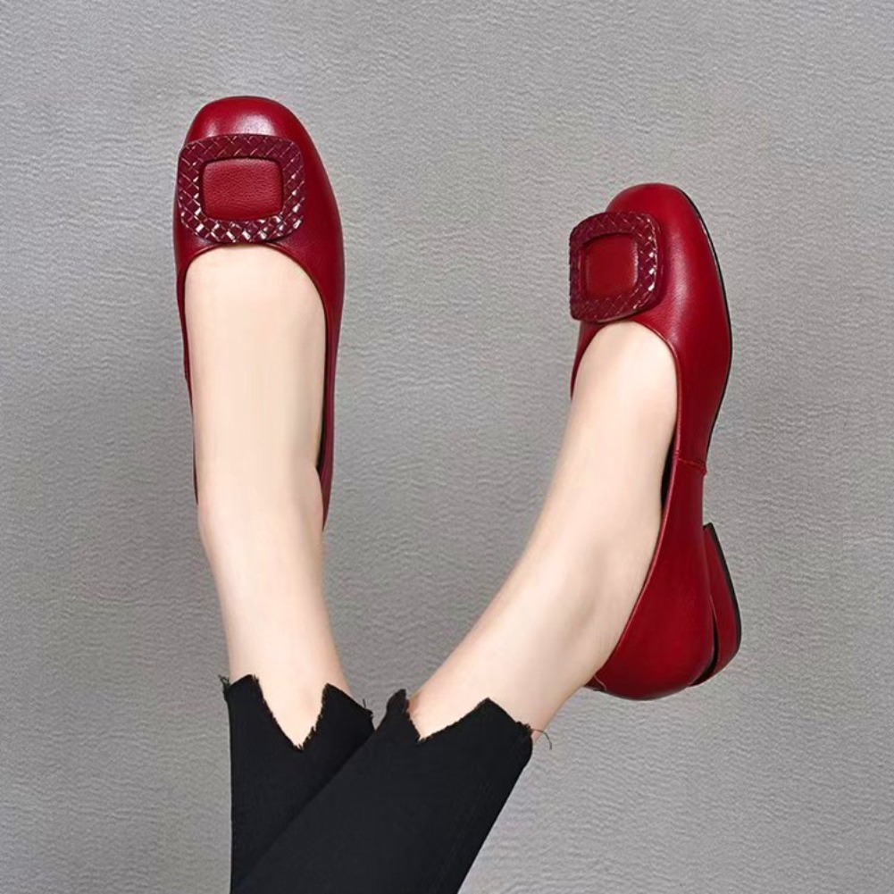 Zapatos de cuero suave con sue - Women'S Fashion Shoes reseña y precio