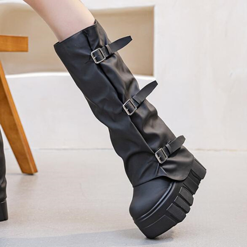 Nuevo 2026 marca de moda Otoño - Women'S Fashion Knee High Boots reseña y precio
