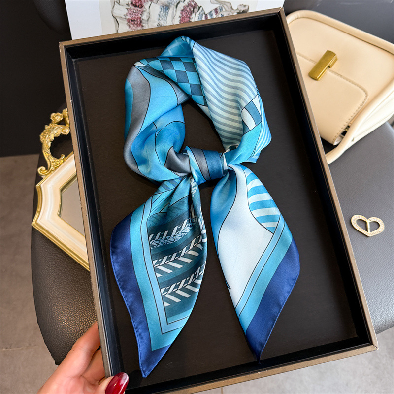 Bufandas cuadradas de seda con - Women Fashion Necktie reseña y precio